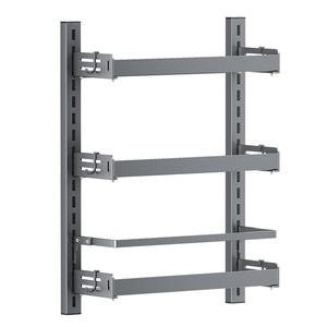 Niet-Geperforeerd Meerlaags Verstelbaar Metalen Keuken Opbergrek Aan De Muur Gemonteerd Meerlagig Kruiden Opbergrek - Product Image 1