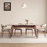 Modernes Massivholz Esszimmer-Möbelset mit Marmor-Esstisch und Stühlen für den Heimgebrauch