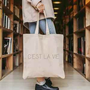 33*43cm 8oz Sac fourre-tout en toile Logo personnalisé Bio Low Noq Sac à bandoulière Prix bon marché Sac d'épicerie avec poignée - Product Image 4