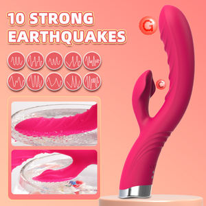 Vibrateur puissant pour femmes 2 en 1 Stimulateur du clitoris et du point G Vibromasseur <span class=keywords><strong>Vibro</strong></span> Wand Jouets sexuels Masturbation féminine Adultes Sex Shop - Product Image 3