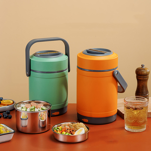 Calentador de Comida Portátil CHRT de Calentamiento Rápido <span class=keywords><strong>para</strong></span> Auto, Camión, Oficina, Viajes, Adultos, Lonchera, Contenedor de Acero Inoxidable - Product Image 2