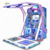 Machine de danse d'arcade Kaimi Amusement à monnayeur, simulateur de musique, modèle Steel 2 joueurs