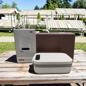 Conteneur alimentaire rechargeable personnalisé de 1000 ml, chauffe-aliments automatique portable pour l'intérieur et l'extérieur avec source d'alimentation USB et électrique - Product Image 2