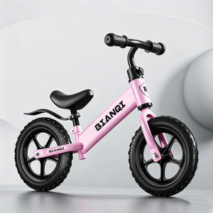 Bicicleta de Equilibrio para Niños, Fácil de Aprender, Sin Pedales, con Protección de Guardabarros, Altura del Asiento Ajustable, Disponible en Varios Colores - Product Image 2