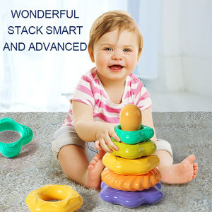 Juguete Apilable de Anillos Arcoíris, el Más Vendido, para Niños Mayores de 18 Meses, Juego Educativo para el Reconocimiento de Colores y Habilidades Motoras - Product Image 2