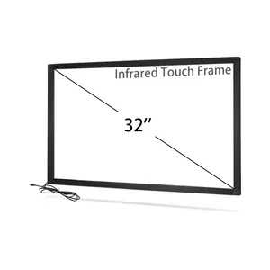 GreenTouch 32英寸 20 分红外触摸屏覆盖套件，红外多点触摸的框架覆盖