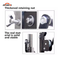 Support de lampe épaissi 4 mètres de support de lumière de trépied de levage à la main support d'éclairage de Performance intérieur et extérieur