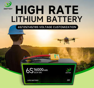 אטרי חבטרי מזל "ט סוללה 16000mah 22.2v 6s 25c ליפו חבילת הסוללה ce מוסמך 1000 מחזורים עבור ריסוס agri - Product Image 5