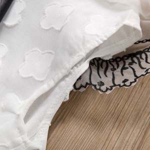 Articles les plus vendus Vêtements pour enfants Robe longue en dentelle blanche à col en coton pour filles Fabriquée en Chine - Product Image 5