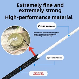 Harnais pour grand chien en nylon anti-déchirure à motif uni, laisse résistante à l'usure, offre spéciale - Product Image 2