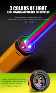 Tricolor LED phát ra có thể thay đổi dài Khoảng cách chùm mạnh mẽ 450nm ánh sáng màu xanh con trỏ <span class=keywords><strong>laser</strong></span> Sạc đèn pin - Product Image 6