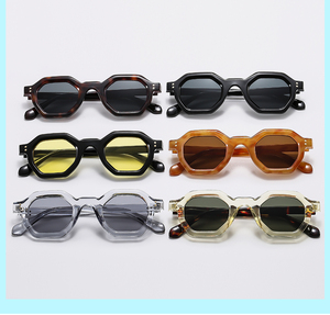2025 UV400 bảo vệ kính mát Retro khung nhỏ Shades Eyewear Vintage kính mắt cho nam giới phụ nữ - Product Image 3