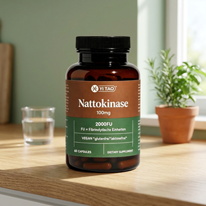 Cápsulas de Nattokinasa OEM 2000 FU - Un suplemento de extracto de natto puro y natural para apoyar el sistema circulatorio - Product Image 1