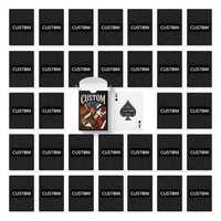 Cartes à jouer personnalisées avec logo, jeu de poker de marque, cartes imprimées pour cadeaux promotionnels, cadeaux de salon professionnel