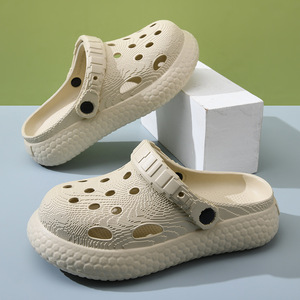 Crocs – pantoufles d'été à semelles épaisses pour hommes, antidérapantes, respirantes, talon plateforme de 3.5cm, chaussures d'eau - Product Image 1