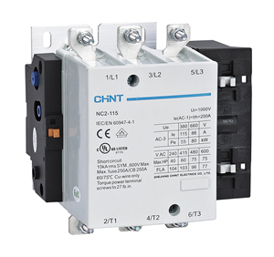 <span class=keywords><strong>Contactor</strong></span> de Alta Corriente CHINT NC2 115-630A, Baja Distancia de Arco, Instalación <span class=keywords><strong>Modular</strong></span> para Sistema de Gabinete de Control Eléctrico - Product Image 3