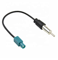 Antenne radio FM AM stéréo pour adaptateurs Fakra, câble adaptateur d'antenne radio FM AM stéréo pour Fakra Z vers DIN, câble radio pour voiture