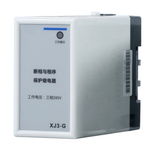 Relais de protection contre la perte de phase et la mauvaise séquence de phase XJ3-G, AC380V, protecteur de pompe à moteur triphasé - Product Image 1