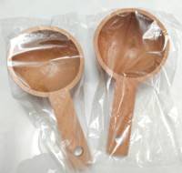 Cuillère doseuse multifonctionnelle en bois de hêtre écologique de 40 ml pour poudre de protéines, compléments nutritionnels et épices, idéale pour la cuisine