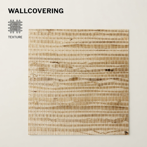 Maßgefertigte Großhandels-Bio-Abaca-Wandverkleidung Natürliche Papyrus-Stroh-Grasgewebe-Tapeten Öko-Ungiftige Tapetenrollen - Product Image 1