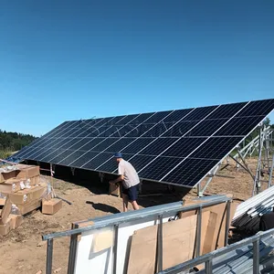 Güneş panelleri için yüksek kaliteli güneş zemin montaj zemin güneş parantez fotovoltaik zemin montaj sistemi