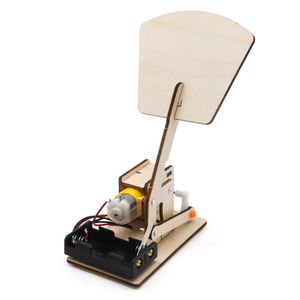 OKYN-G6611 Fan <b>Robot</b> DIY Wooden <b>Kit</b> for Small Scientific Crafts - Product Image 3