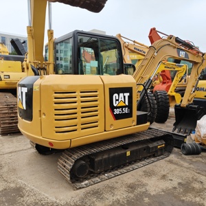 Excavadora Mini Usada Caterpillar 305.5 de 5 Toneladas, Bomba de Motor, Modelo 2023, Origen Japón, Capacidad de Cucharón de 0.25m, Uso en Construcción, en Stock - Product Image 1
