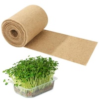 Vente chaude de tapis de culture en fibre de jute et de chanvre recyclés Feutre de matelas Emballage textile en feutre de jute pour plantes d'intérieur de jardin