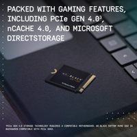 WD_BLACK 500GB SN770M M.2 2230 NVMe SSD untuk Gaming genggam hingga 5 150 MB/s TLC 3D NAND bagus untuk WDBDNH5000ABK-WRSN Steam