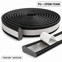Joint d'étanchéité auto-adhésif en mousse tissée Xinhong PU EPDM pour bas de porte, avec doublure de protection, pour cadre de fenêtre et de porte, couleur personnalisée