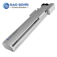 Module de guidage linéaire haute vitesse Gaogong, course longue de 4050 mm, actionneur à courroie en aluminium, servomoteur AC à couple élevé, pas de vis NEMA 23/34