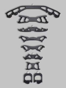 Venta al por mayor gimnasio 8 PCs set LAT pull down hand Grip Back ejercitador fitness LAT pull down handle <span class=keywords><strong>bar</strong></span> - Product Image 3