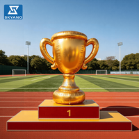 Trophée gonflable géant, trophée doré géant gonflable, peut être utilisé pour les cérémonies de remise des prix