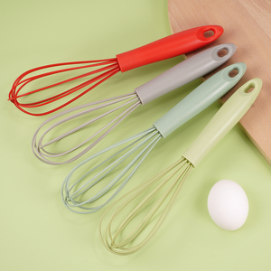 Batteurs à œufs miniatures vintage <span class=keywords><strong>Kitchenaid</strong></span>, <span class=keywords><strong>fouet</strong></span> en silicone pour mélanger la crème, passe au lave-vaisselle et respectueux de l'environnement - Product Image 6