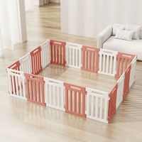 Parc pour petits animaux pliable d'intérieur, barrière d'isolation en plastique épais, cage détachable pour petits animaux, chiens, chats et lapins