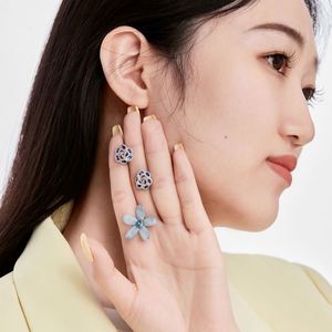 Pendientes de Joyería Fina Dylam con Diseño Colorido, Plata S925 con Baño de Rodio, Aros con Zirconia 5A, Estilo Eternity - Product Image 3