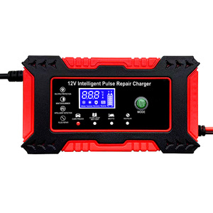 Cargador de baterí<span class=keywords><strong>a</strong></span> eléctrica de pulso 12V-24V Mantenedor de reparación de pantalla LCD para ATV Baterí<span class=keywords><strong>a</strong></span> de plomo-ácido/AGM Baterí<span class=keywords><strong>a</strong></span> de enchufe de UE/EE. UU. - Product Image 1