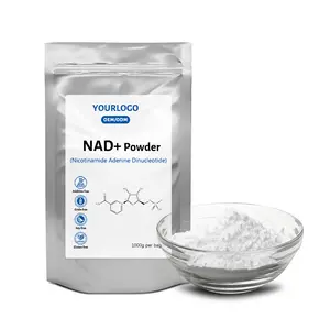 A granel NAD + polvo nicotinamida adenina dinucleótido suplemento impulsar el metabolismo aliviar la fatiga