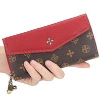 Dompet Kartu Kredit PU Panjang Kapasitas Besar Wanita Baellerry Dompet Wanita