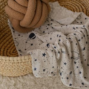 ผ้าห่มนุ่มสำหรับเด็กผ้าโปร่งผ้าฝ้ายลายจุดสำหรับฤดูร้อนขนาด75*100ซม. ผ้าห่มนุ่มสบายสำหรับเด็กอายุ1-3ปี - Product Image 6