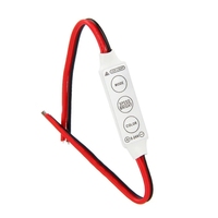 Contrôleur de flash LED, module de clignotant pour bande lumineuse LED, compatible avec voiture, bateau, usage domestique, DC 5V~24V, fonction mémoire