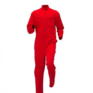 Combinaison Thermique Unisexe en Coton Couleur Unie avec Logo OEM, Fermeture Éclair, Multiples Poches, Durable, Respirante, Vêtement de Travail à Transfert Thermique - Product Image 5
