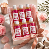 Savon de Castille Pur à la Rose Naturelle 18-en-1 Huile de Coco et d'Olive Floral Multi-usages Format Voyage Cadeau OEM ODM 100ml