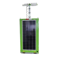 Tour d'éclairage solaire à LED à énergie solaire Cube portable pour l'éclairage des sites de carrières