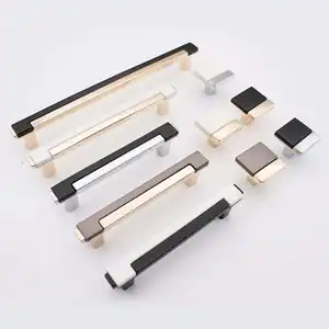 Zuogang Modern New Design Handle Professional Custom brass cabinet door lever aluminium handle gold door pull handles