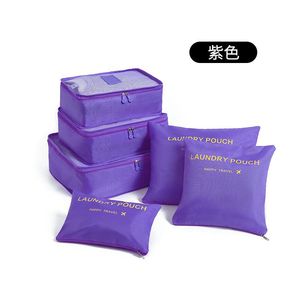 Set di 6 Borse <span class=keywords><strong>Organizer</strong></span> da Viaggio per Vestiti, Valigie e Scarpe - Cubi per l'Organizzazione dell'Armadio - Product Image 5