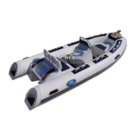 Hedia 3.9m de profondeur V coque en aluminium bateau gonflable 390 de norvège