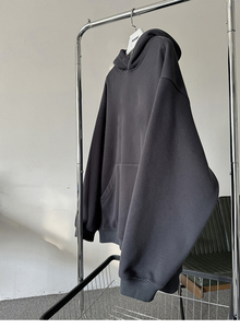 Sudadera con Capucha de Felpa Francesa 100% Algodón, Estilo Holgado, Sin Cordones, para Hombre - Product Image 4
