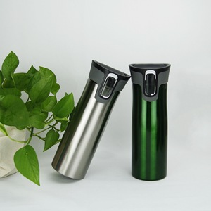 Taza de aislamiento al vacío de acero inoxidable de doble capa de 420ml y 15oz, botella aislada de café sellada al vacío, botella de agua de doble pared - Product Image 2