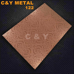 Panneaux en tôle ondulée à effet d'eau personnalisés en usine, plaque en acier inoxydable, couleur acier inoxydable, feuilles décoratives en acier inoxydable - Product Image 5